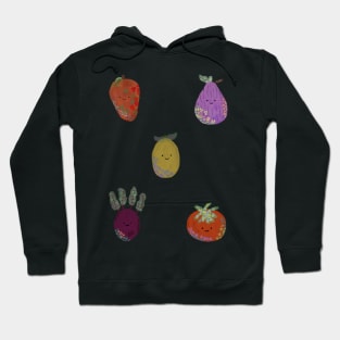 Fruit and veggies sticker pack Hoodie